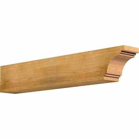 Ekena Millwork Pescadero Rough Sawn Rafter Tail, Western Red Cedar, 6"W x 8"H x 48"L RFT06X08X48PEC00RWR